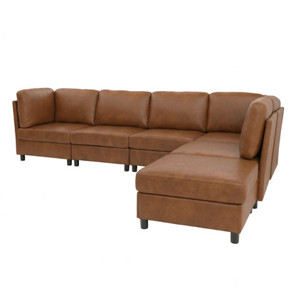 Modern Modular Corner Sofa Foil fabric Freely Configurable with image 10