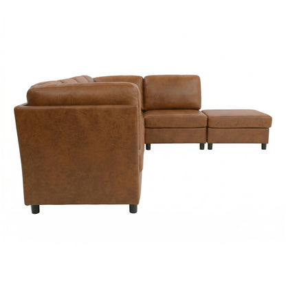 Modern Modular Corner Sofa Foil fabric Freely Configurable with image 11