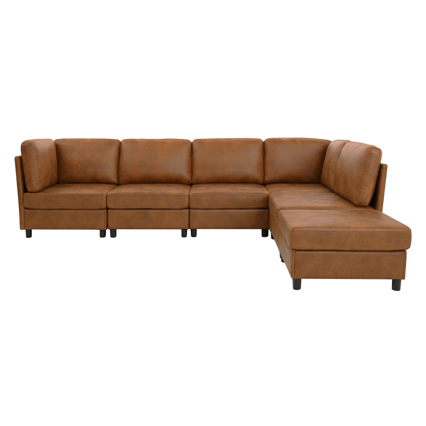 Modern Modular Corner Sofa Foil fabric Freely Configurable with image 9
