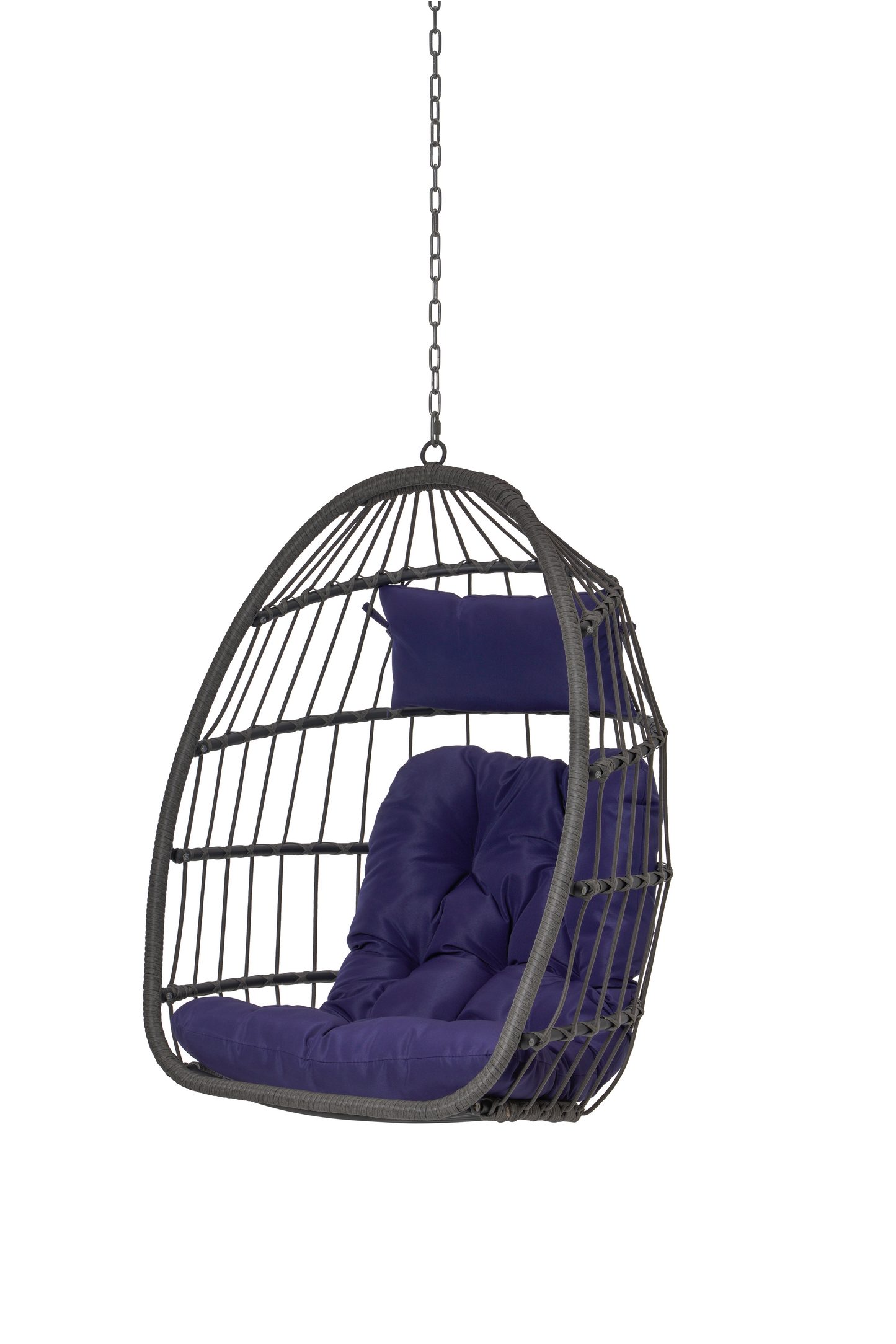 Outdoor Garden Rattan Egg Swing Chair Hanging Chair PE Hang Chair image 10