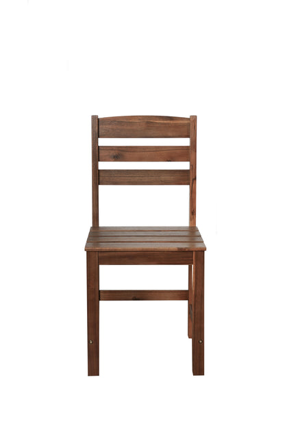 U_Style High-quality Acacia Wood Outdoor Table and Chair Set, Suitable for Patio, Balcony, Backyard(old sku:WY000432AAE) image 12