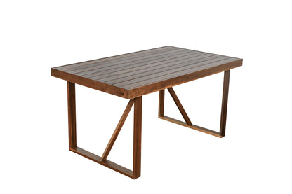 U_Style High-quality Acacia Wood Outdoor Table and Chair Set, Suitable for Patio, Balcony, Backyard(old sku:WY000432AAE) image 8