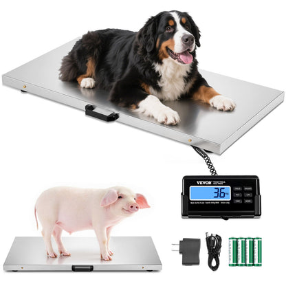 VEVOR Digital Platform Scale, Heavy Duty Shipping and Postal 400 kg / 40.6 x 20.9 inch