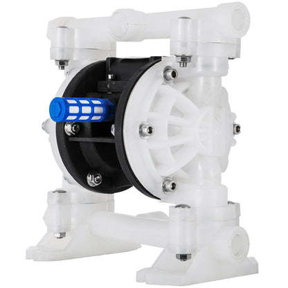VEVOR Air-Operated Double Diaphragm Pump, 1/2 in & 1 in Poly 8.8 GPM