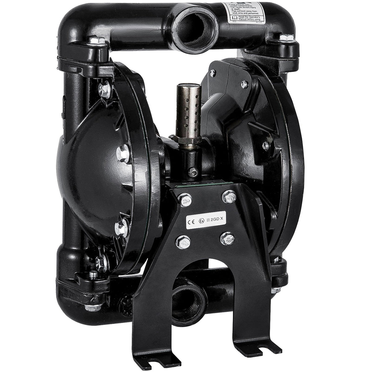VEVOR Air-Operated Double Diaphragm Pump, 1 in & 2 in Alumin QBY4-25L F46