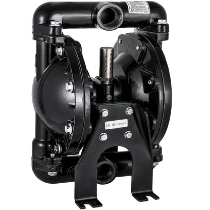 VEVOR Air-Operated Double Diaphragm Pump, 1 in & 2 in Alumin QBY4-25L F46