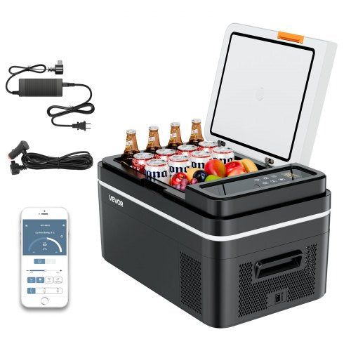VEVOR Portable Compressor Car Refrigerator 22 L / 100-240V AC