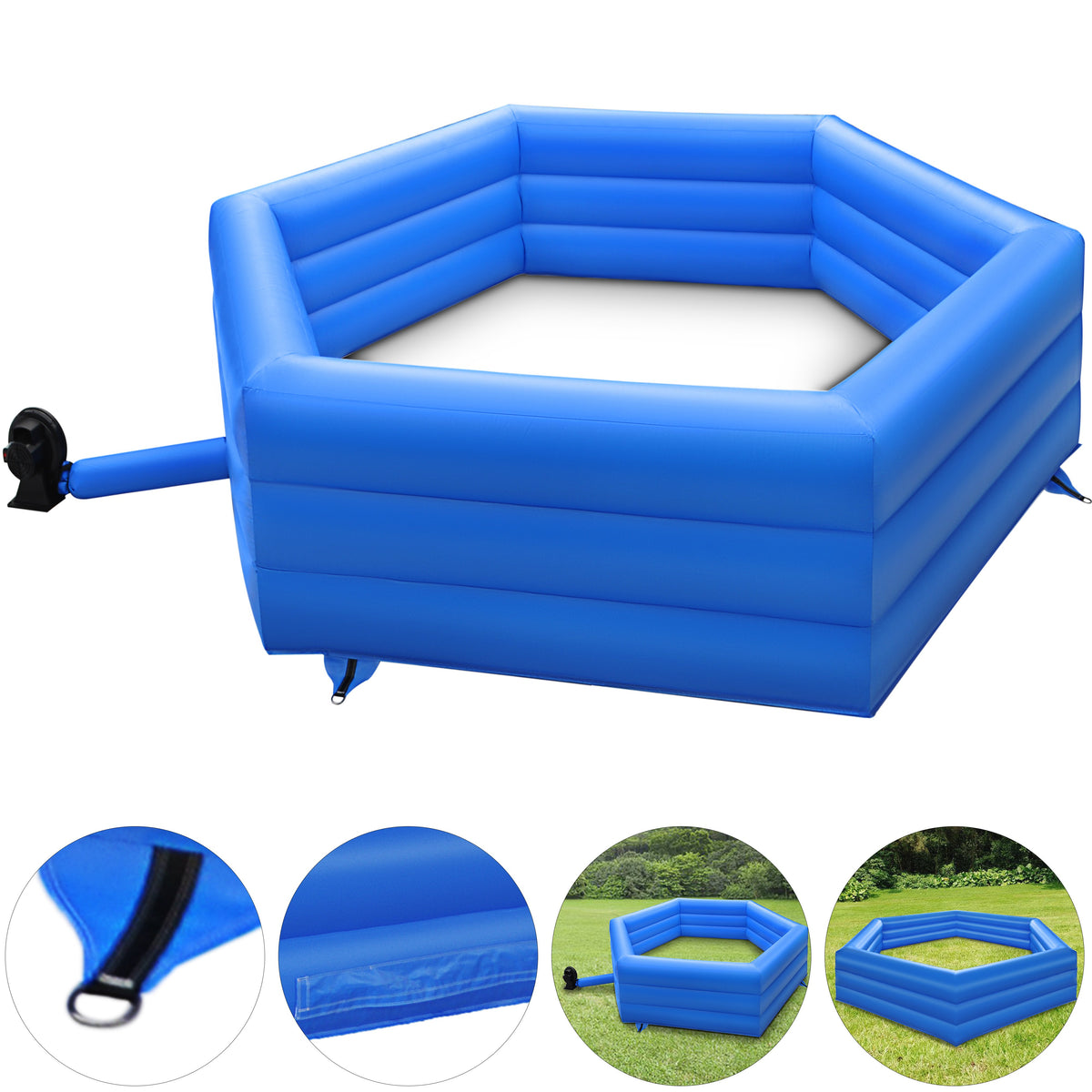 VEVOR Inflatable Gaga Ball Pit with Electric Air Pump, Porta 20 ft