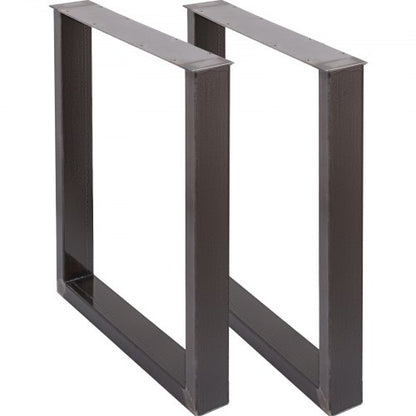 VEVOR Steel Square Box Section Table Legs 28 x 23 in