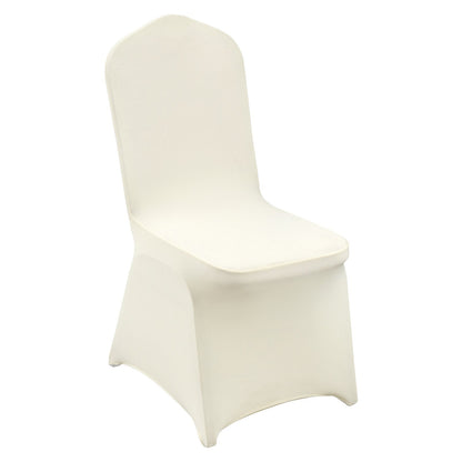 VEVOR Stretch Spandex Chair Covers 100 Pack / Beige-For Banquet Chair
