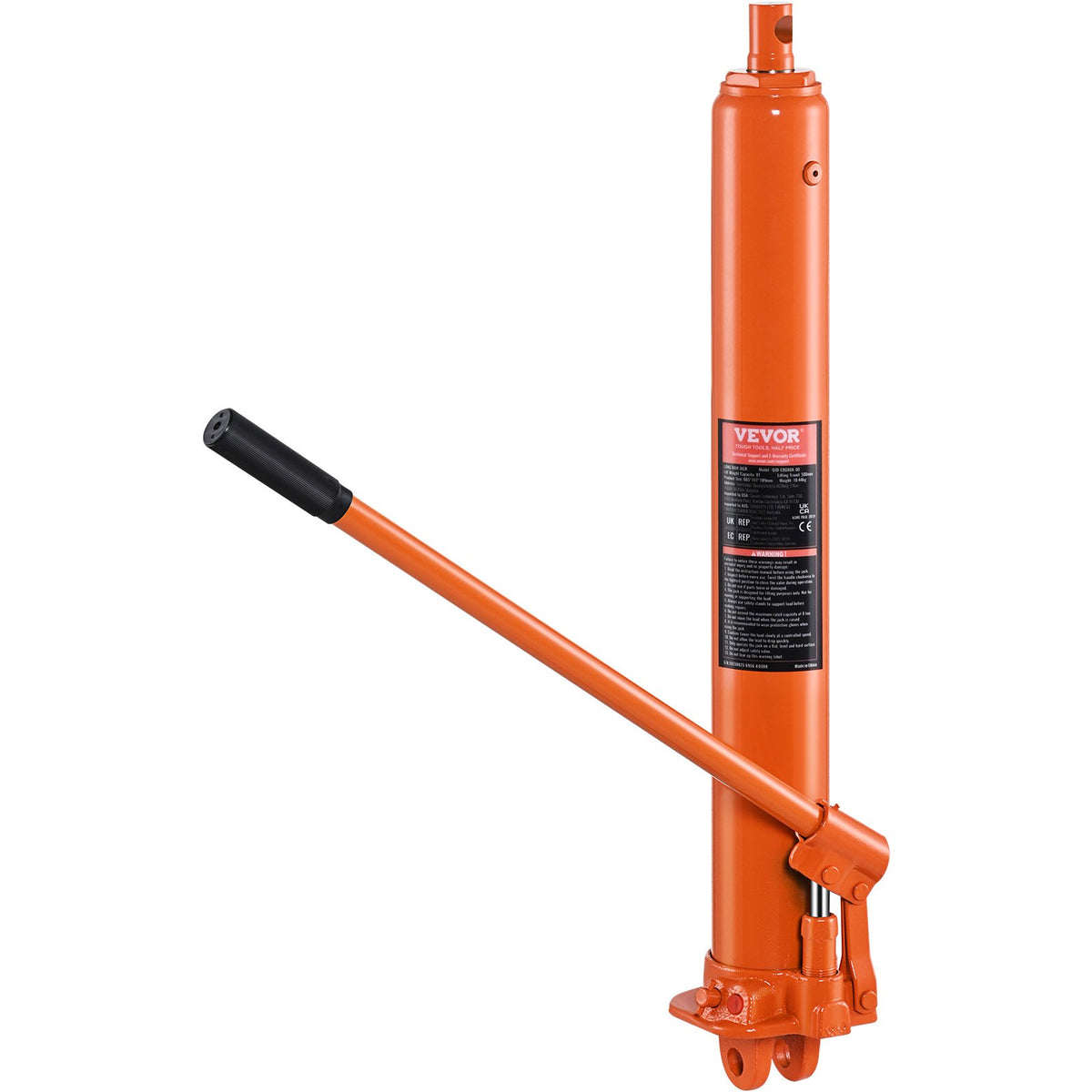 vevor-hydraulic-long-ram-jack 8 T / Engine Hoist Cylinder Single Plunger