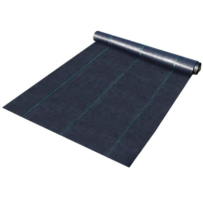 VEVOR Weed Barrier Landscape Fabric, Heavy Duty Woven PP Gro 6 x 250 ft, 4.1 oz