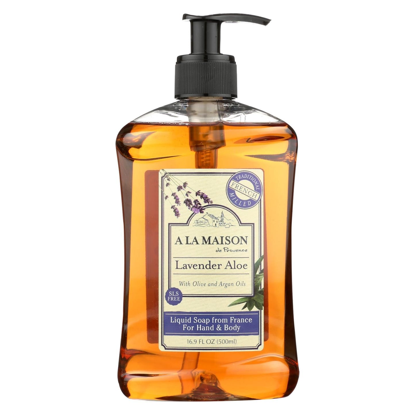 A La Maison - French Liquid Soap - Lavender Aloe - 16.9 Fl Oz image 1