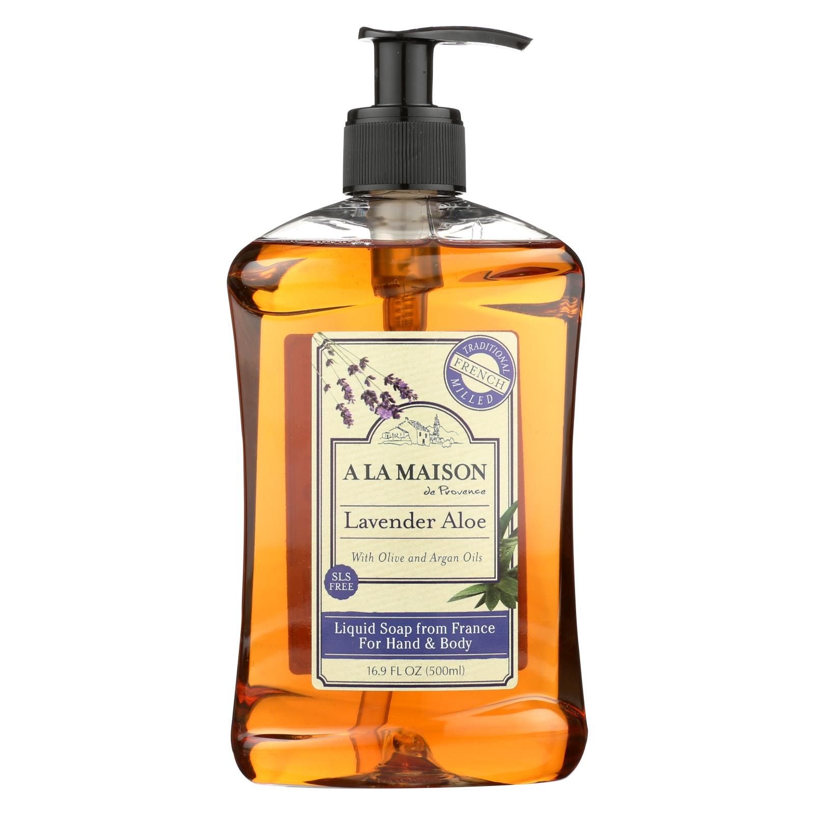 A La Maison - French Liquid Soap - Lavender Aloe - 16.9 Fl Oz image 1