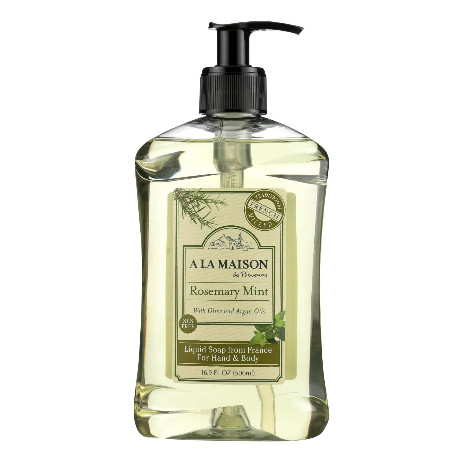 A La Maison - French Liquid Soap - Rosemary Mint - 16.9 Fl Oz image 2