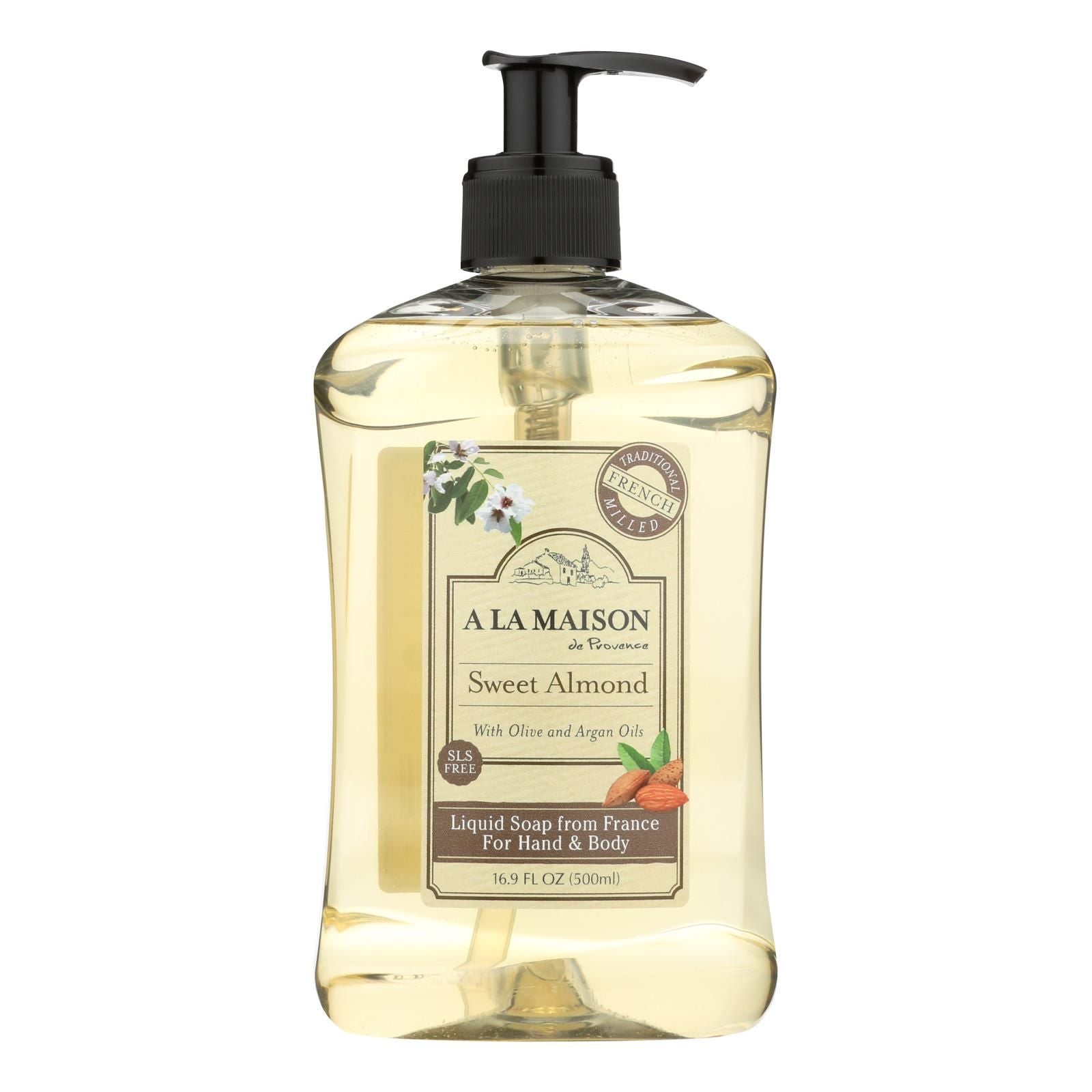 A La Maison - French Liquid Soap - Sweet Almond - 16.9 Fl Oz image 2