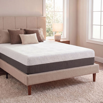 8 Inch Queen Firm Gel Memory Foam Mattress with Temperature Regulating Cover image 2