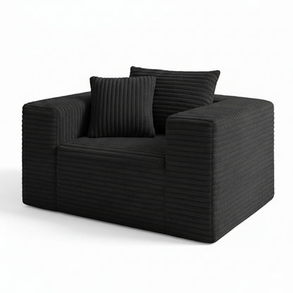 Boneless Sofa Chair, No Assembly Couch in a Box Memory Foam Mini Cloud Reading Chair with Throw Pillow for Living Room Bedroom Playroom image 9