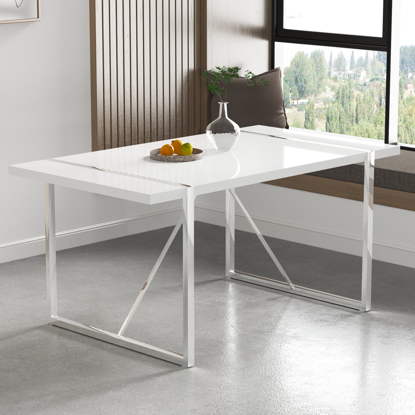 Only includes the two sides of the table, excluding the middle tabletop.PARTS-F-1529-BJ-WH-14080-CEBAN.ONLY SIDE TABLE.W1151P305478.F-1529-WH-14080 image 5