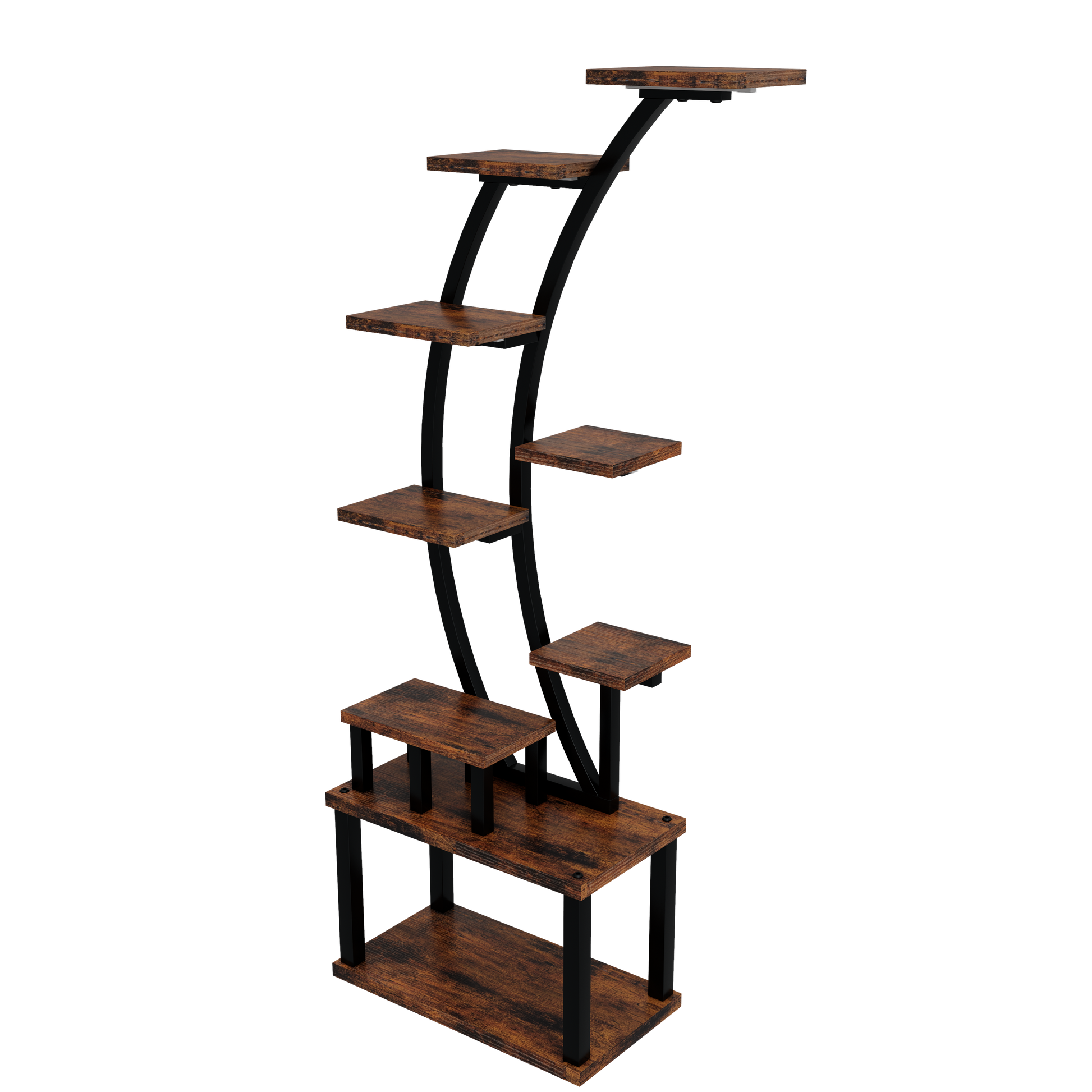 Plant Stand indoor 9-Tiered, 63.6" Tall Plant Stand with 5 Grow Lights, Adjustable Lighting Modes (5/3/2 Lights), 10-Level Dimming & 3 Timer Settings, Energy-Efficient, Perfect for Plant Growth image 10