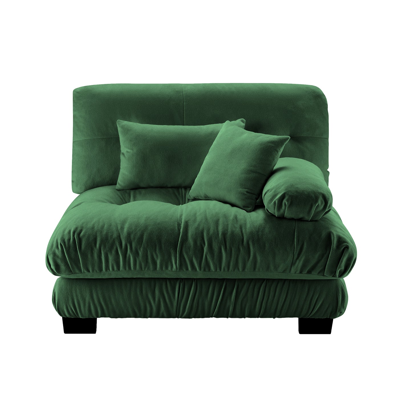 Pariss Sofa RSF W/2 pillows - Green image 1