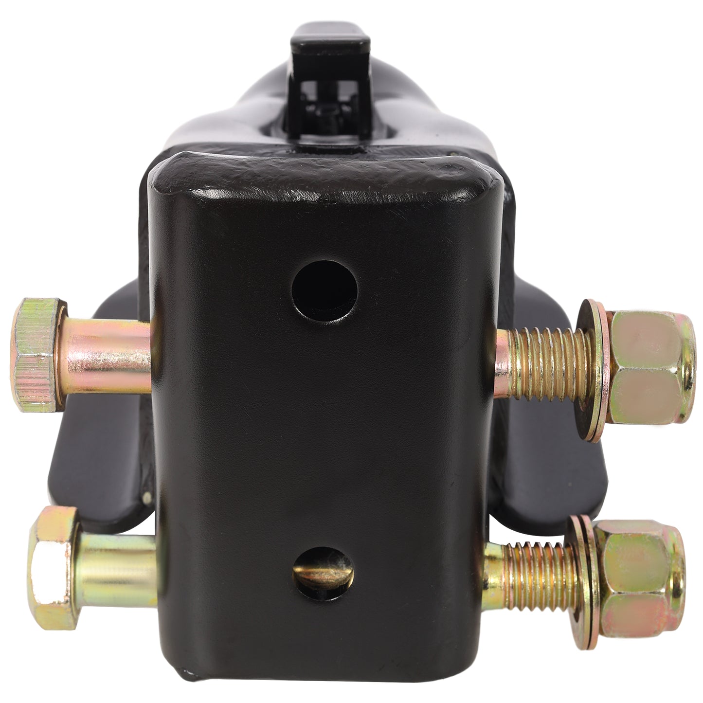 Adjustable Trailer Coupler, 360° Sleeve-Lock 2-5/16 Inch Towing Hitch, 8000 lbs Heavy Duty Steel Coupler, Black Finish for Boat, RV, Utility Trailer and Trucks image 4