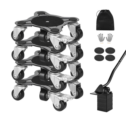 Furniture Dolly Heavy Duty Furniture Mover with 5 Wheels 1200 lbs Capacity image 1