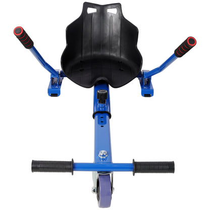 Hoverboard Seat Attachment Go-Kart,Fits 6.5" 8"10" Hoverboards,Sturdy Adjustable Off-Road Frame,Hover Cart for Family Fun,not include Hoverboard,Blue image 8