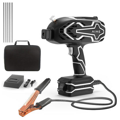 Portable Handheld Welder Gun 110V, 20-120A IGBT Inverter Welding Machine Tools with Auto-Darkening Goggles, Hot Start, Arc Force, Extended Copper Ground Cable for Metal, DIY & Repair image 1