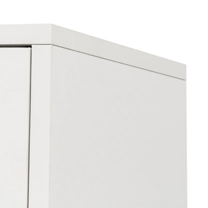 Bathroom Mirror Cabinet - Two Door Wall Cabinet Bathroom Vanity Mirror Cabinet with Facial Tissues Slot and Multifunctional Storage Area image 9