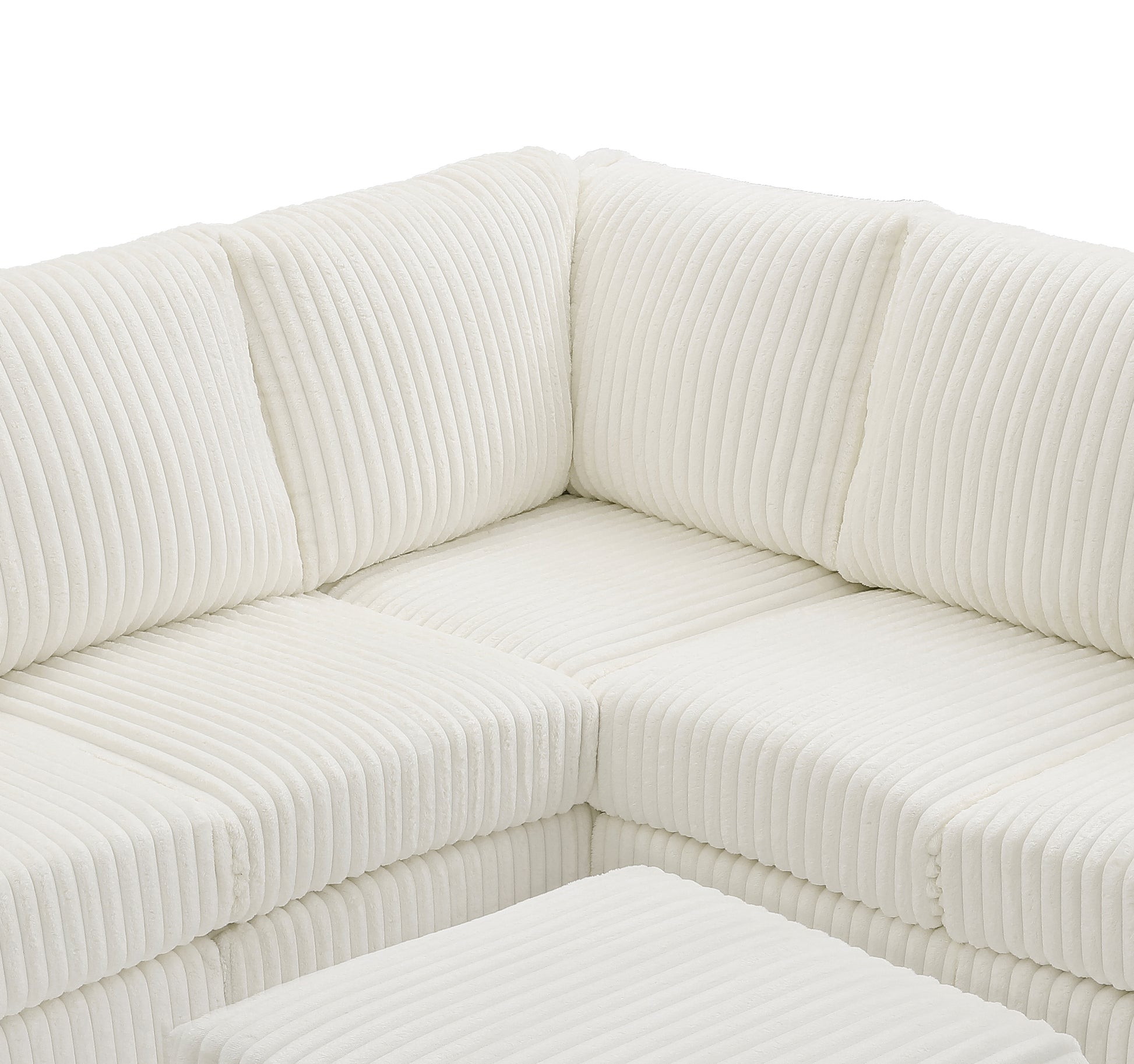 Houston G00327B-SC Sectional(Ottoman Not Include), White image 3