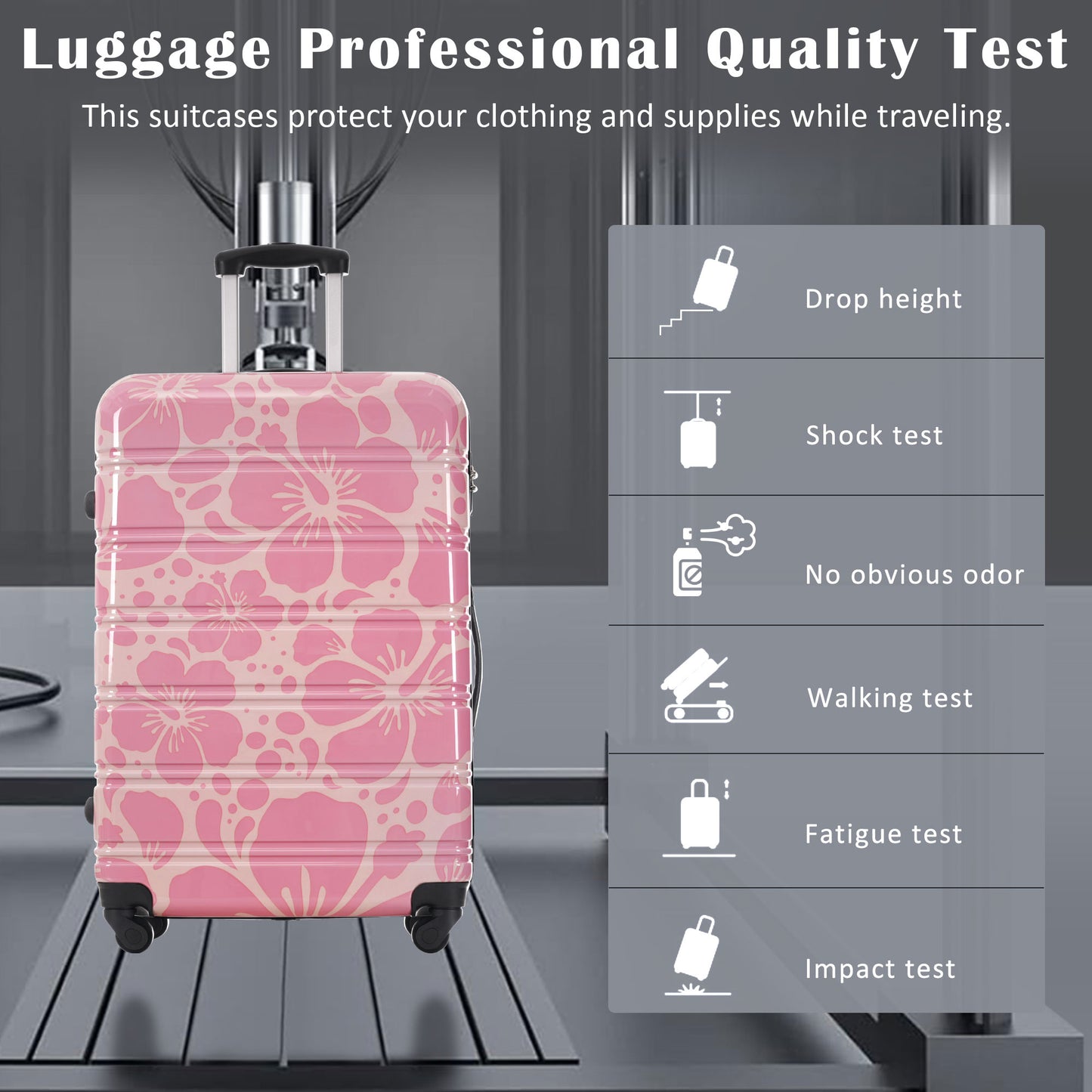 Hardshell Luggage Sets 3 pcs Spinner Suitcase with TSA Lock Lightweight-20"+24"+28" Luggages image 9