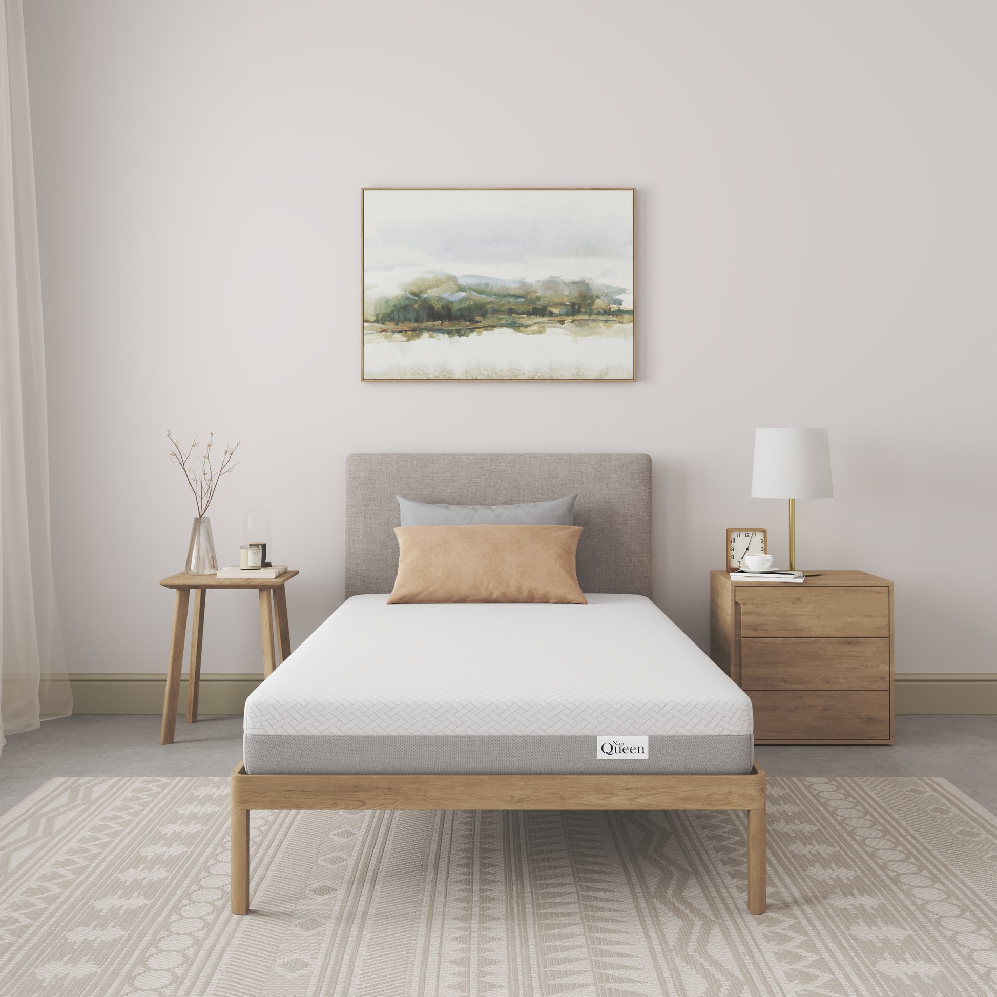 NapQueen 8 Inch Twin XL size Memory Foam, Medium Firm Mattress image 1