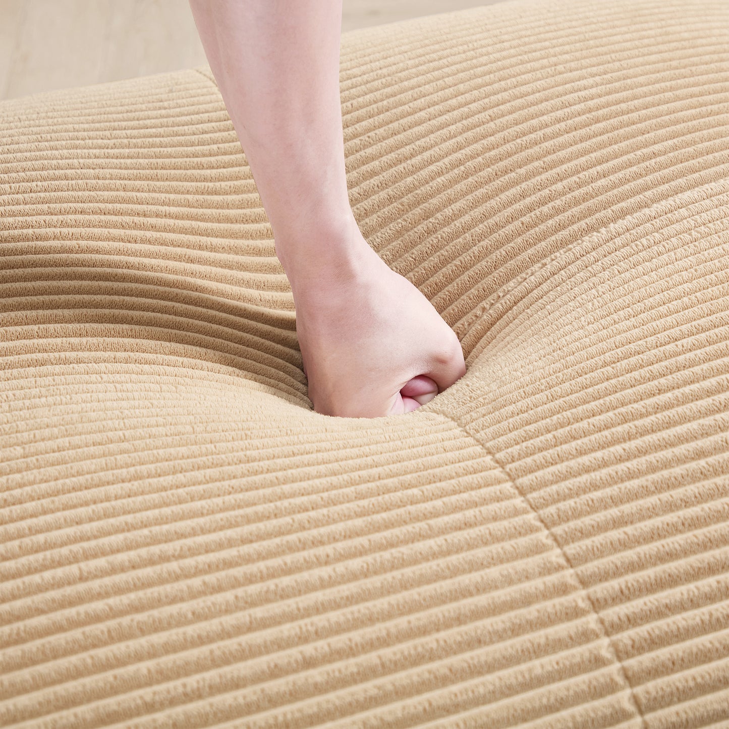 Hamlet LSF&RSF Corner Sofa W/Pillows Corduroy- Camel image 5