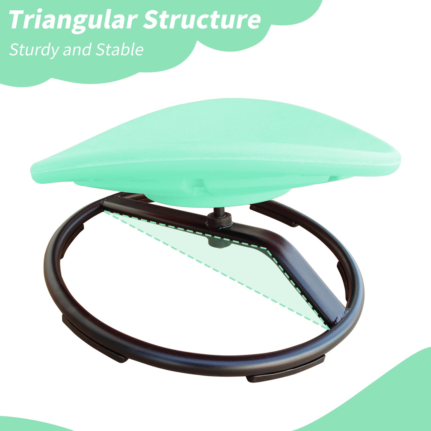 Sensory chair with ball bearings detail