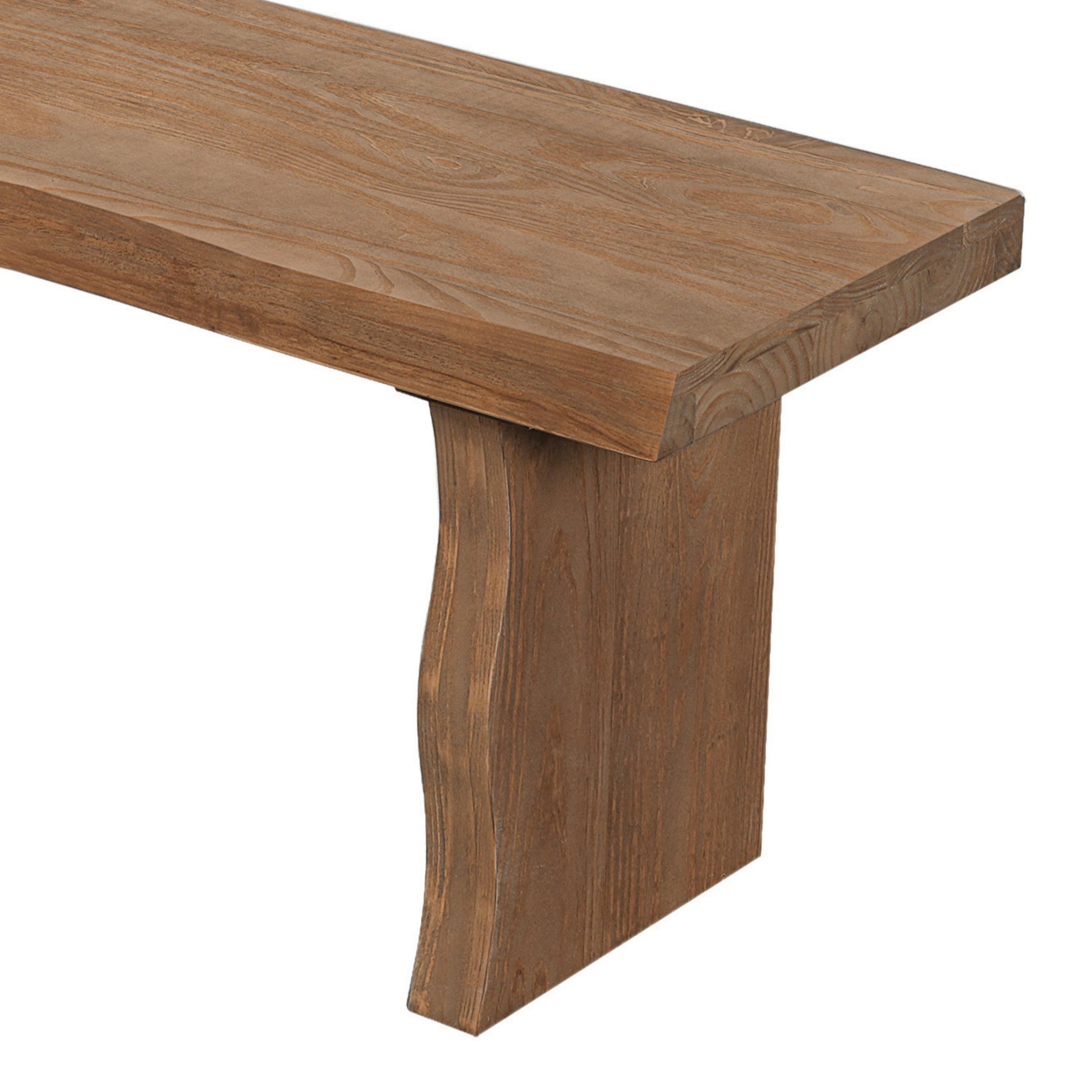 Indoor Pine Dining Bench, 62.9''L Solid Wood Seating, 350lbs Weight Capacity, Fits 3 People for Kitchen, Dining Room & Living Space image 10