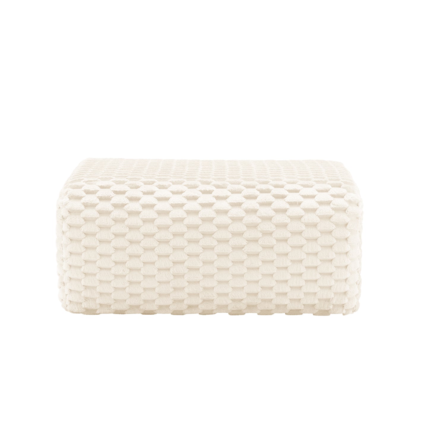 Ottoman Flannelette Fabric-White image 1