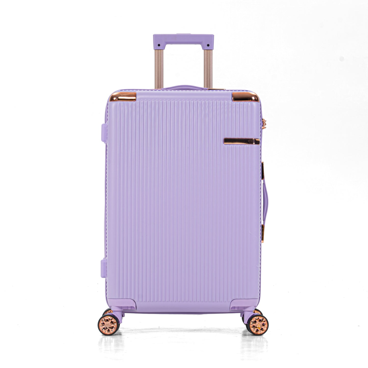 4-piece hard luggage, 360 ° dual rotating four-wheel luggage, password lock, lightweight universal wheel luggage, portable luggage. image 9