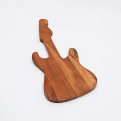 Wooden Platter - Guitar Shape