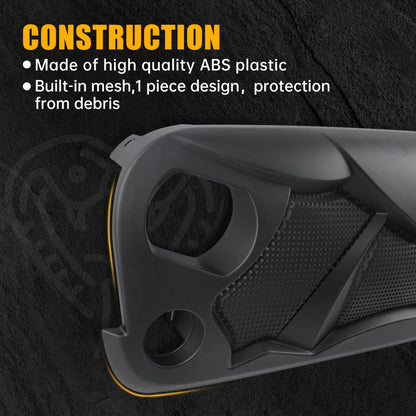 Halloween Front Grille Grid Grill for 2007-2017 Jeep Wrangler Rubicon Sahara Sport JK/JKU, Matte Black image 6