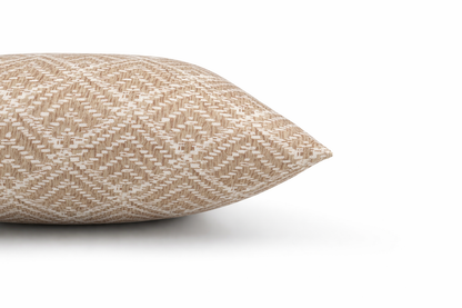 (same as W419P449832)2 Pack Outdoor Throw Pillows, Waterproof & Fade-Resistant Patio Cushions for Garden, Porch, Poolside Furniture - Soft & Comfortable Decorative (18x18 Inch, RHOMBUSBEIGE Fabrics) image 8