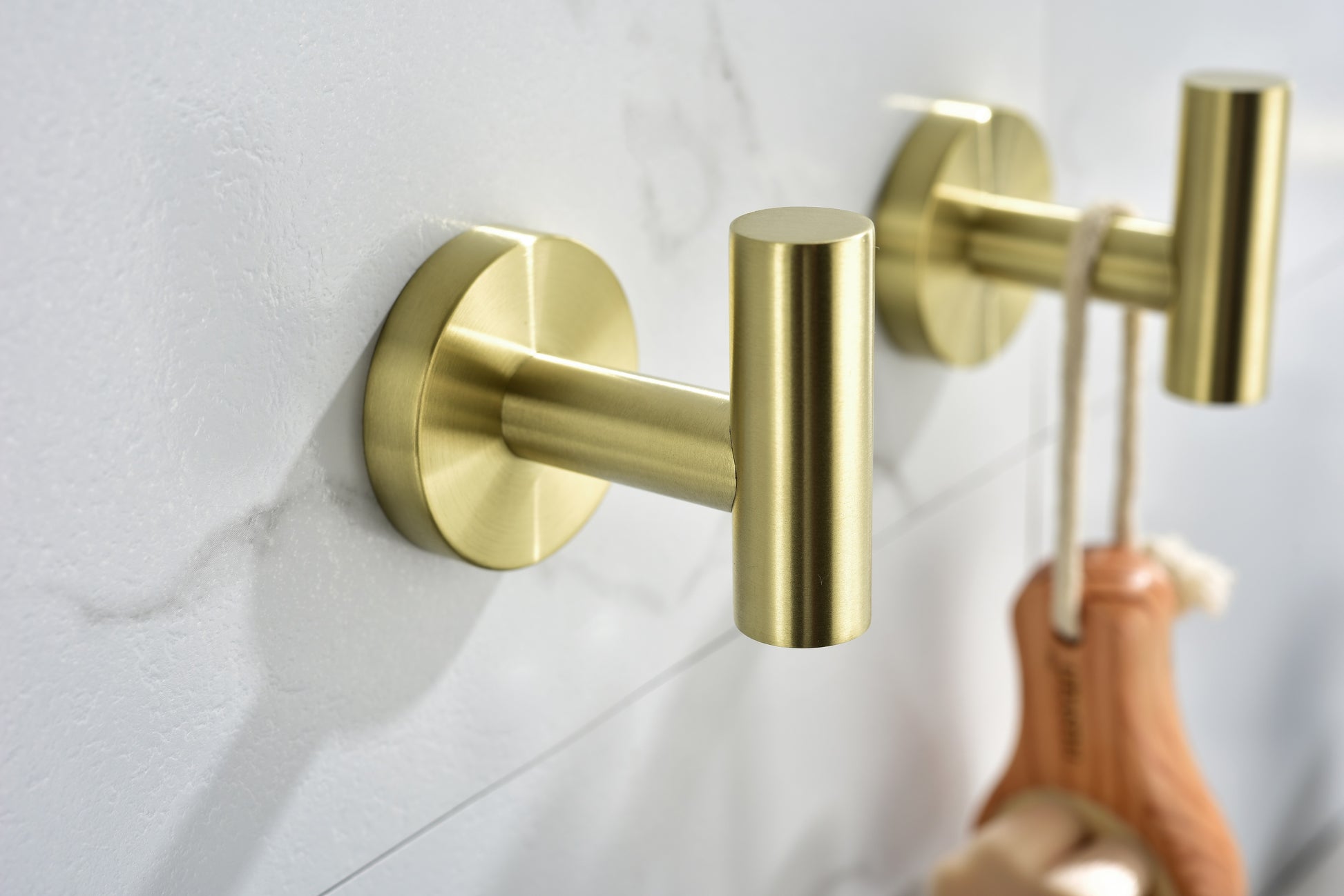 6-Pack Wall-Mounted Stainless Steel Bathroom Towel Hooks/Coat Hooks for Bathroom, Bedroom, Kitchen image 9