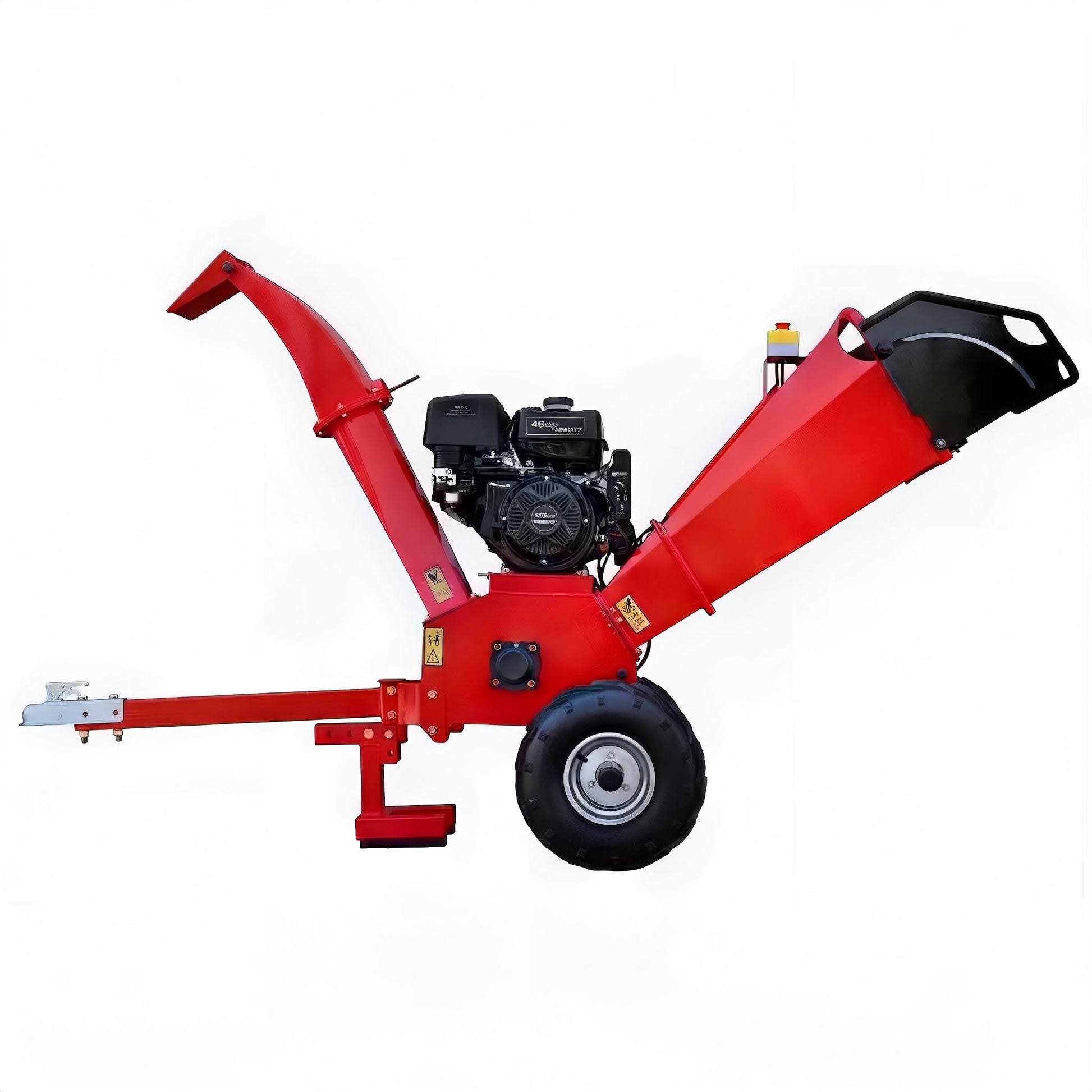 Small Wood Chipper for Home Towable Wood Chipper with 5in Chipping Capacity, 420cc Engine image 4