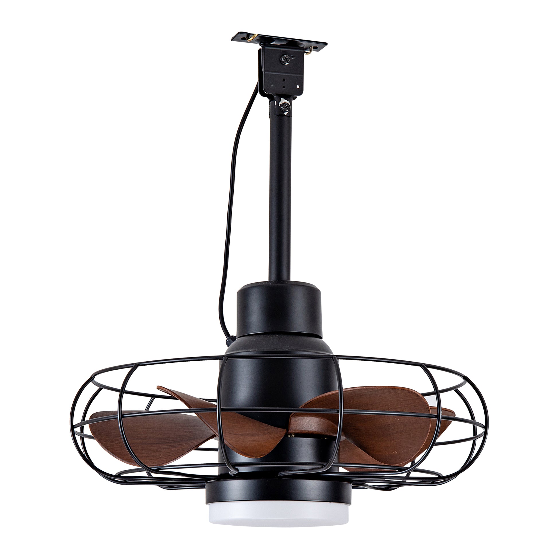 20" Outdoor Ceiling Fan with Lights for Patios, Gazebo and Pergola. Plug in Gazebo Ceiling Fan with Remote Control, Waterproof Caged Hanging Fans with Hook and strap image 10