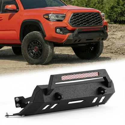 Steel Front Bumper Fit For 2016-2023 Toyota Tacoma (Excluding Tacoma TRD/ Tacoma TRD Sport Excludes winch and D-ring) image 1