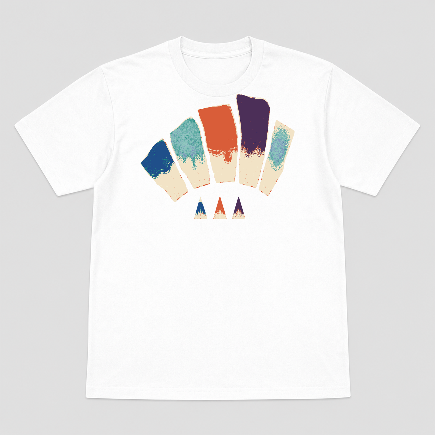Kiln Color Memory Ceramics Graphic T-Shirt - POD-20260810-139_white_front_mockup
