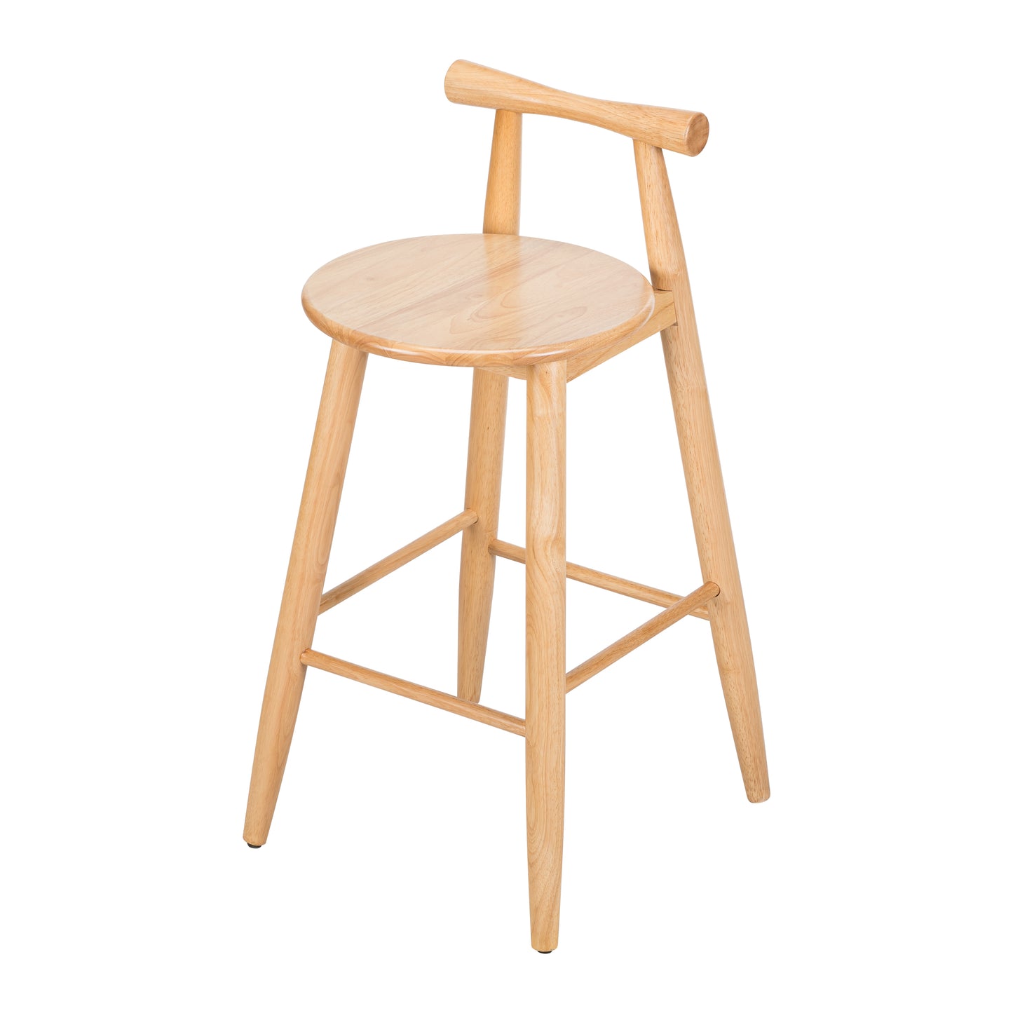 Grove Indoor Rubberwood Barstool, Natural Finished, Set of 2 image 8