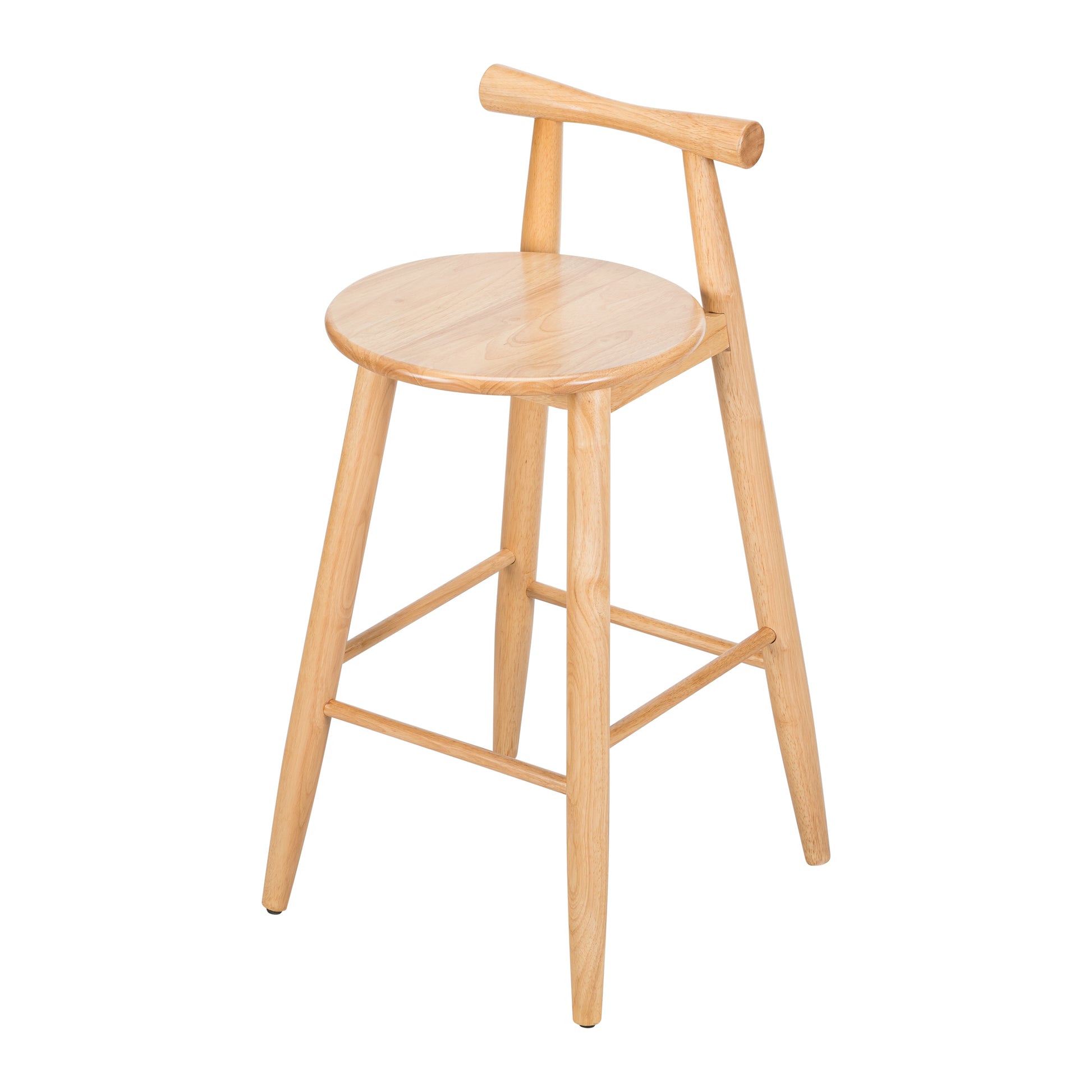 Grove Indoor Rubberwood Barstool, Natural Finished, Set of 2 image 8