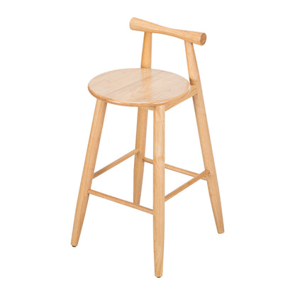 Grove Indoor Rubberwood Barstool, Natural Finished, Set of 2 image 8