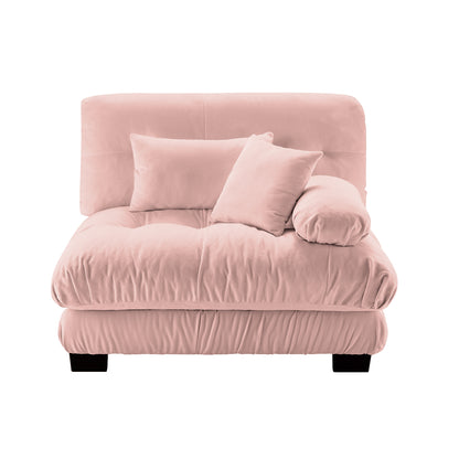 Pariss Sofa RSF W/2 pillows - Pink image 1
